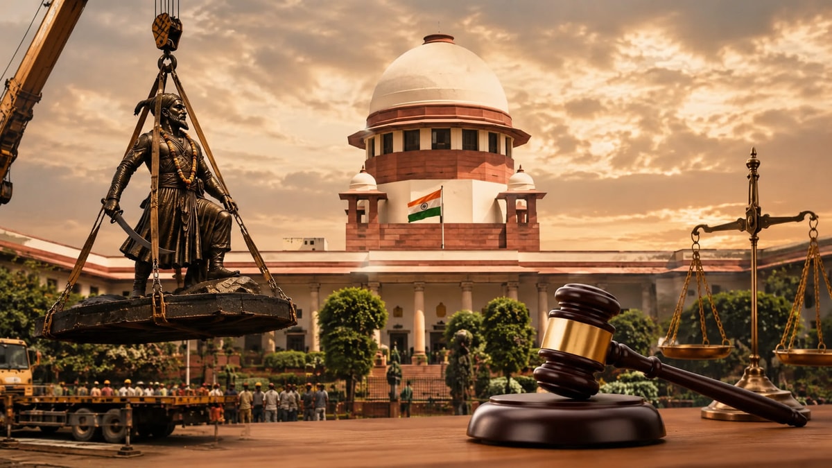 Supreme Court Delivers Major Verdict on Chhatrapati Shivaji Maharaj Statue in Goa, Refuses to Interfere with Bombay High Court Order Supreme Court Delivers Major Verdict on Chhatrapati Shivaji Maharaj Statue in Goa, Refuses to Interfere with Bombay High Court Order