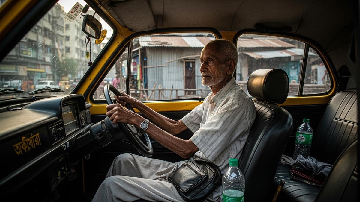 Rabindranath Sarkar: The Struggle of an 80-Year-Old Taxi Driver Rabindranath Sarkar: The Struggle of an 80-Year-Old Taxi Driver