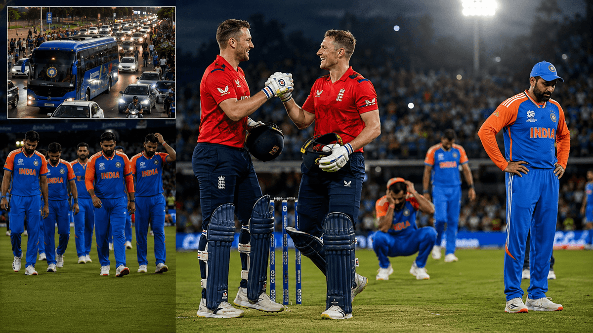England Dominates India 4-0 - Team India Registers Embarrassing Records in a Match Delayed by Traffic Jam England Dominates India 4-0 - Team India Registers Embarrassing Records in a Match Delayed by Traffic Jam