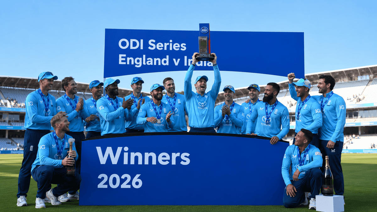 England Defeated India by 27 Runs to Win the ODI Series 2-1 - Rohit's 138-Run Knock Went in Vain England Defeated India by 27 Runs to Win the ODI Series 2-1 - Rohit's 138-Run Knock Went in Vain