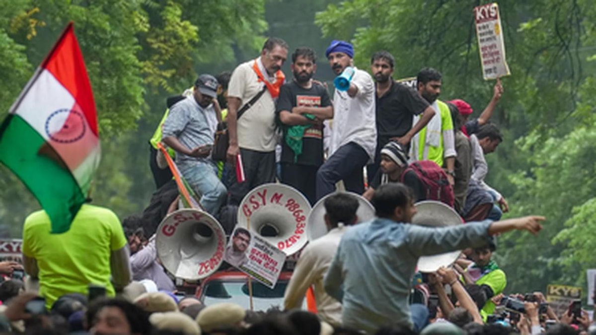 Jantar Mantar Protest Sparks Row as CJP Alleges Police Action Jantar Mantar Protest Sparks Row as CJP Alleges Police Action