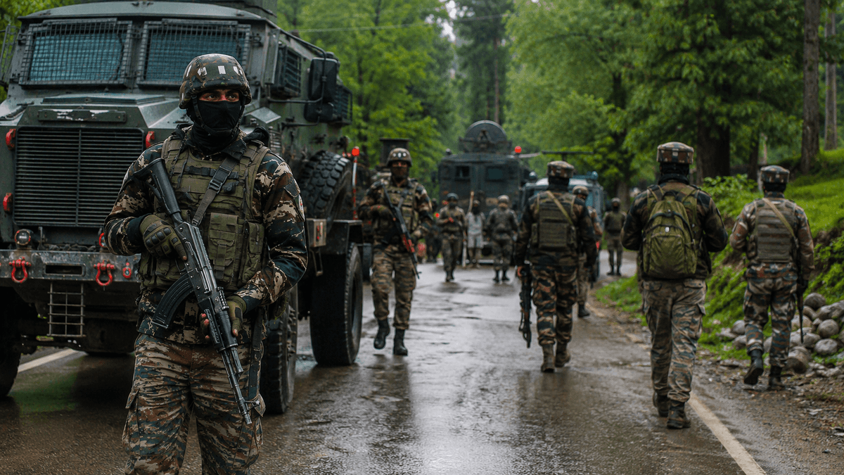 Mass Security Crackdown in Kashmir After Policeman's Killing Mass Security Crackdown in Kashmir After Policeman's Killing