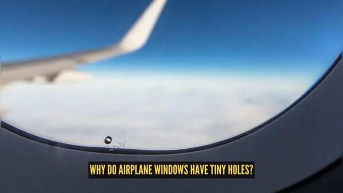 The Importance of the Tiny Hole in Airplane Windows The Importance of the Tiny Hole in Airplane Windows