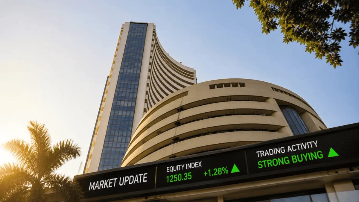 Stock Market Trades with Cautious Gains - Sensex Rises 100 Points, Nifty Holds Above 24,000 Stock Market Trades with Cautious Gains - Sensex Rises 100 Points, Nifty Holds Above 24,000