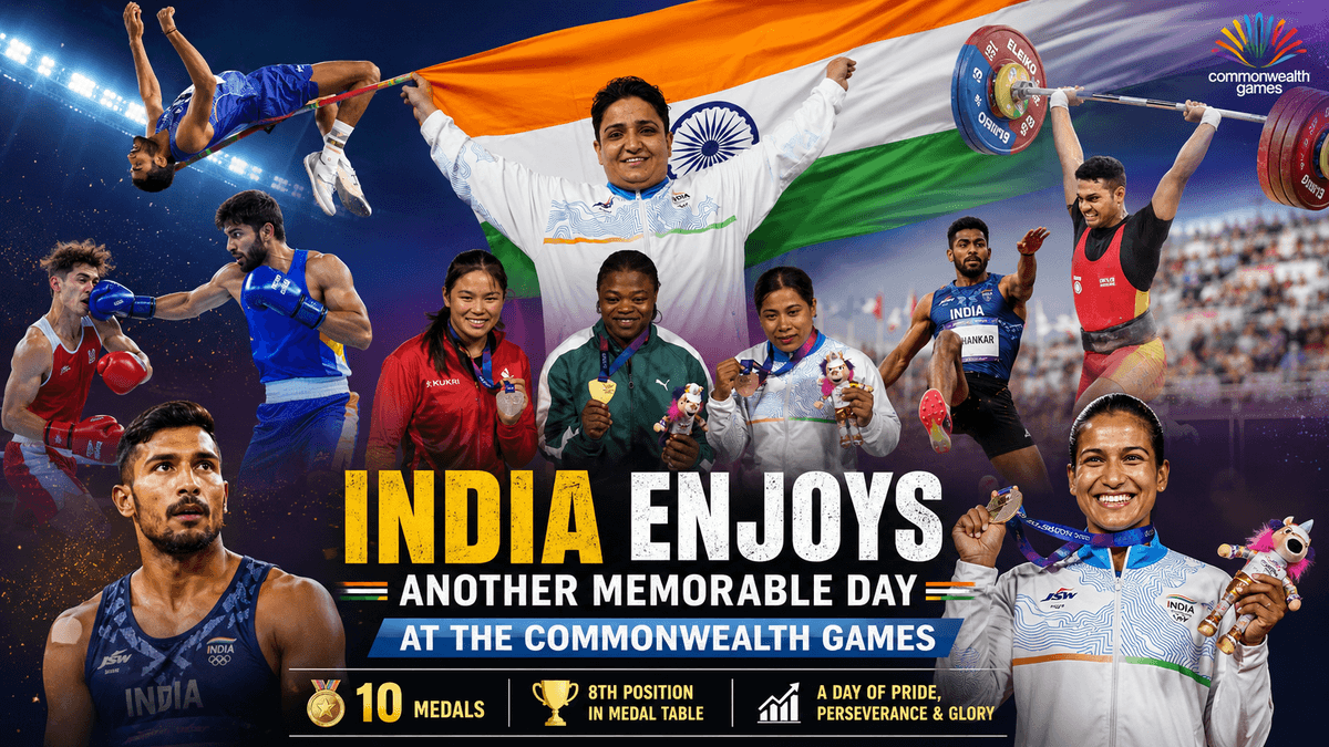 India Shines at Commonwealth Games - Sharmila Wins Gold, Sarvesh Creates History India Shines at Commonwealth Games - Sharmila Wins Gold, Sarvesh Creates History