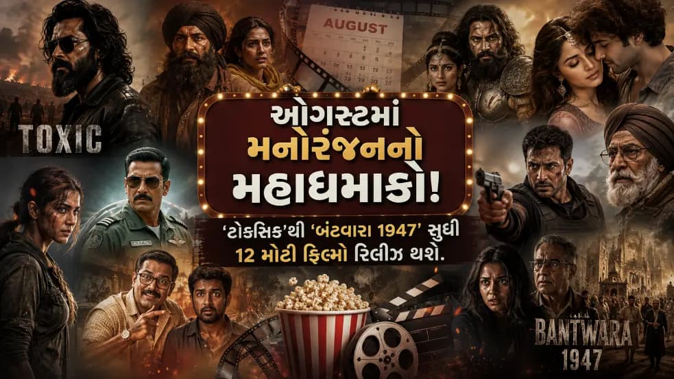 Entertainment Extravaganza This August! 12 Major Films Including 'Toxic' and 'Bantwara 1947' Set for Release Entertainment Extravaganza This August! 12 Major Films Including 'Toxic' and 'Bantwara 1947' Set for Release