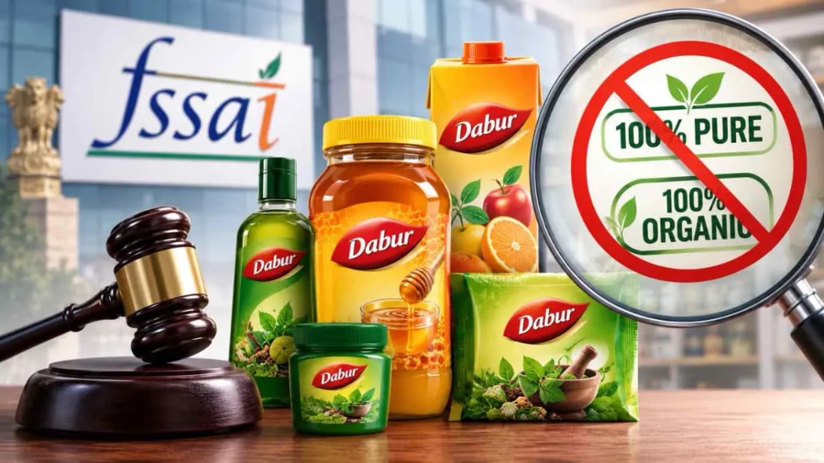 FSSAI Takes Action Against Dabur - Bans Sale of Products Carrying '100% Pure' and '100% Organic' Claims FSSAI Takes Action Against Dabur - Bans Sale of Products Carrying '100% Pure' and '100% Organic' Claims