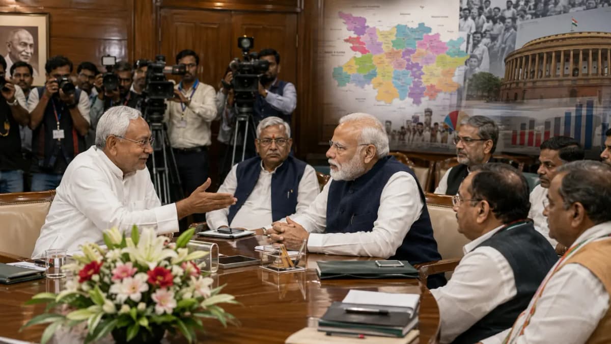 Nitish Kumar Meets PM Modi After Bihar Bypoll Setback Nitish Kumar Meets PM Modi After Bihar Bypoll Setback