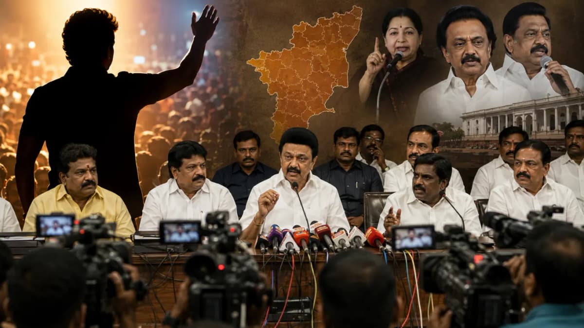 Tamil Nadu Political Row Intensifies Over Trisha Remarks and Leaders' Statements Tamil Nadu Political Row Intensifies Over Trisha Remarks and Leaders' Statements