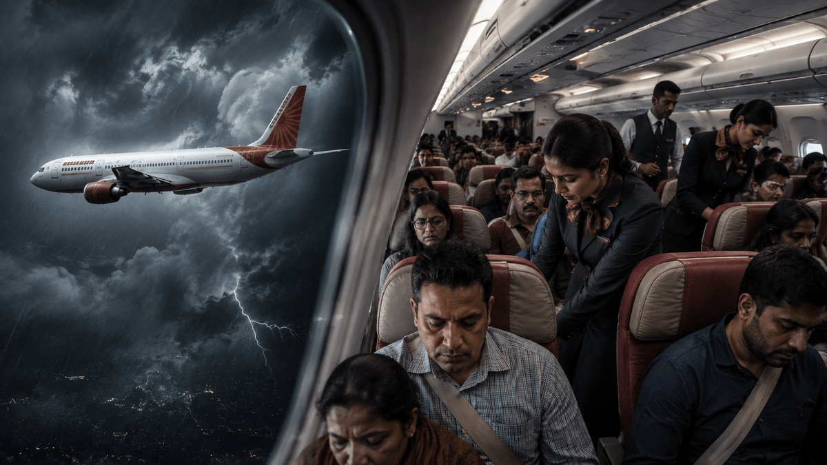 Air India Flight Hits Severe Turbulence, 17 Passengers Injured Air India Flight Hits Severe Turbulence, 17 Passengers Injured