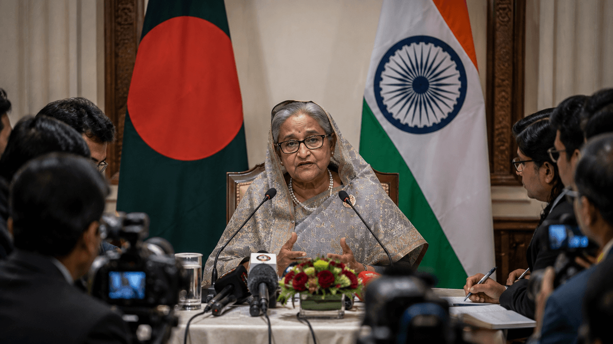 Sheikh Hasina Press Conference Sparks Diplomatic Tensions Between India and Bangladesh Sheikh Hasina Press Conference Sparks Diplomatic Tensions Between India and Bangladesh