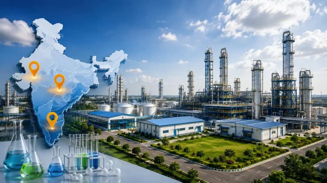 Three Chemical Parks to Be Established Under BHAVYA Rasayan Scheme in India Three Chemical Parks to Be Established Under BHAVYA Rasayan Scheme in India