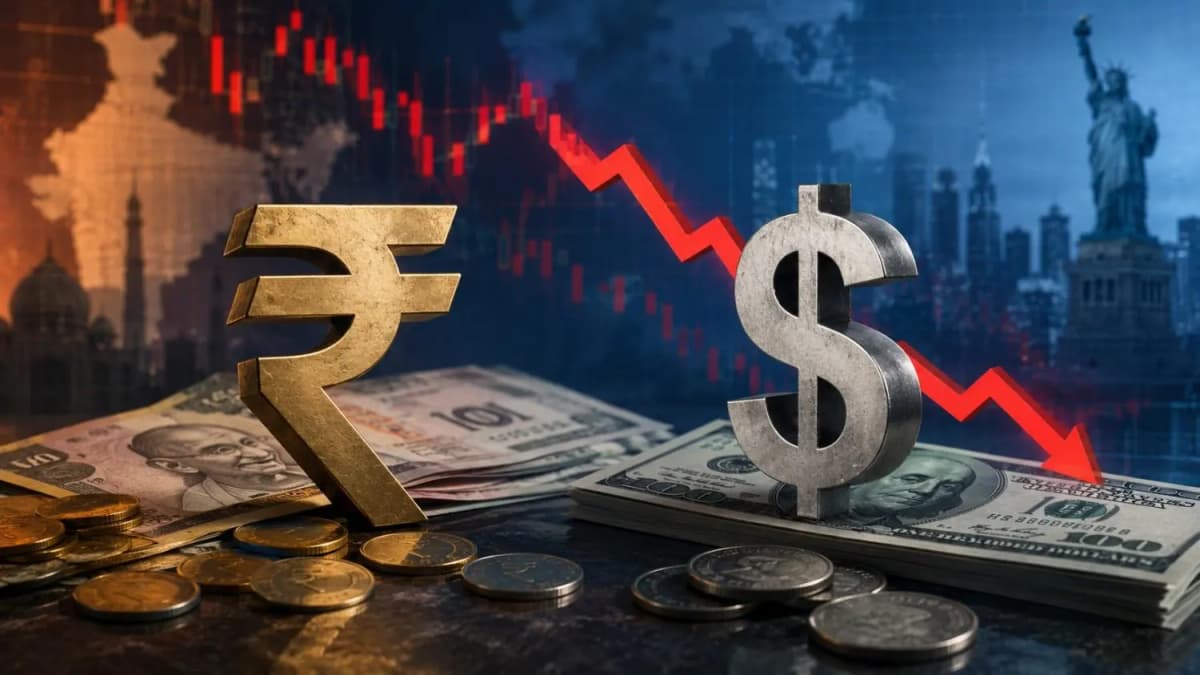 Rupee Weakens by 7 Paise Against Dollar, Settles at 95.40 Rupee Weakens by 7 Paise Against Dollar, Settles at 95.40