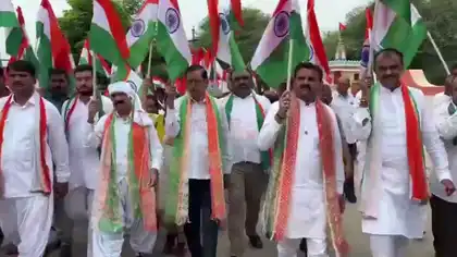 Grand Tiranga Yatra Held in Kutch’s Varsamedi With Patriotic Fervour