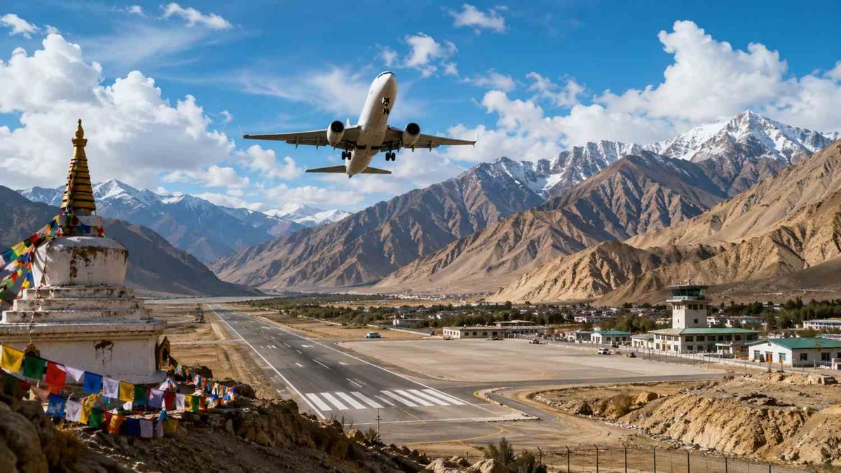 Ladakh Prepares to Start Flights from Thoise and Kargil in December Ladakh Prepares to Start Flights from Thoise and Kargil in December