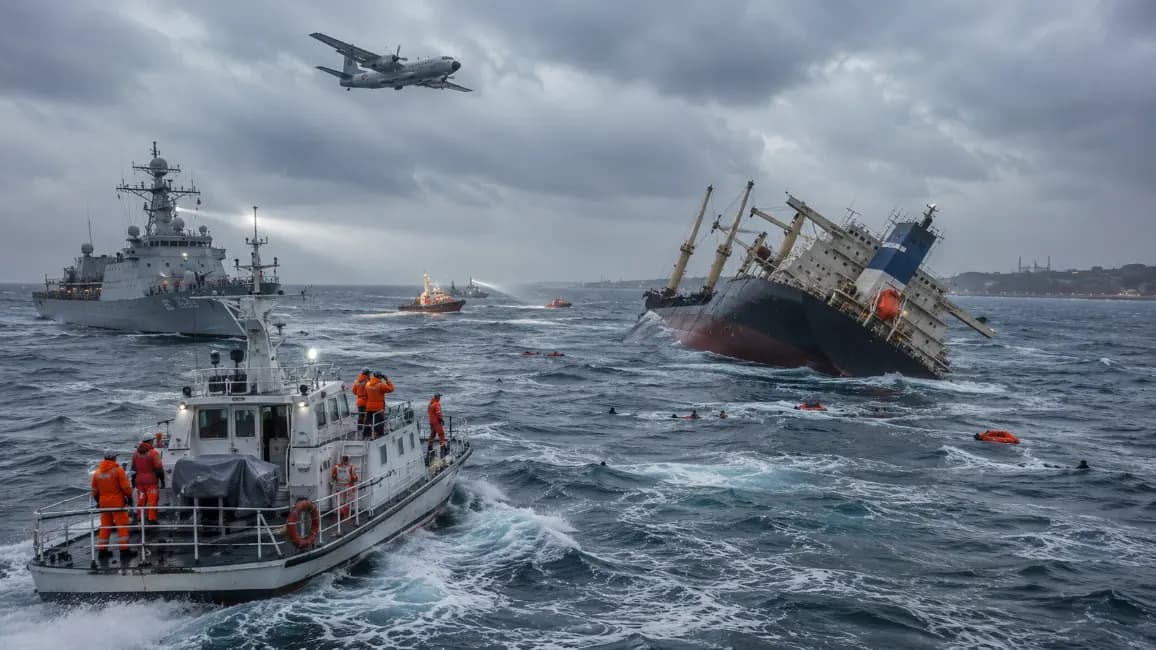 22 Crew Members Missing After Cargo Ship Sinks Off Odisha Coast