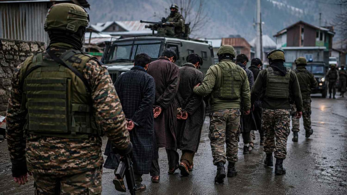 Eight Terror Suspects Arrested in Separate Operations Across Kashmir Eight Terror Suspects Arrested in Separate Operations Across Kashmir