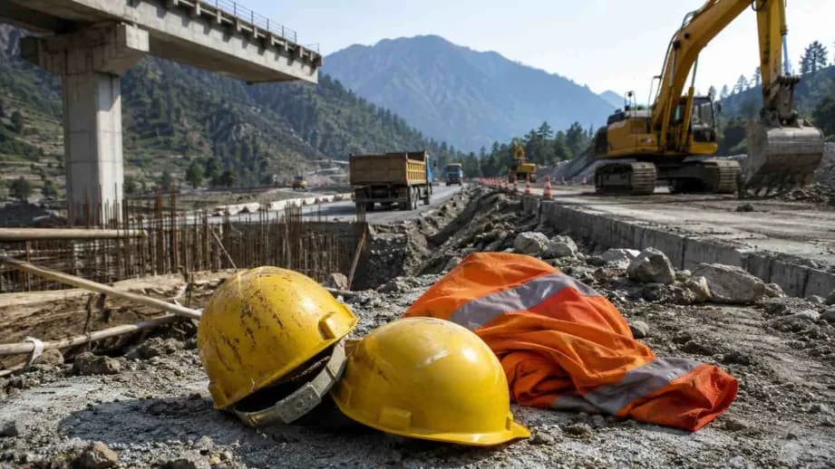 Two Workers Killed at NHAI Construction Sites in Jammu Kashmir