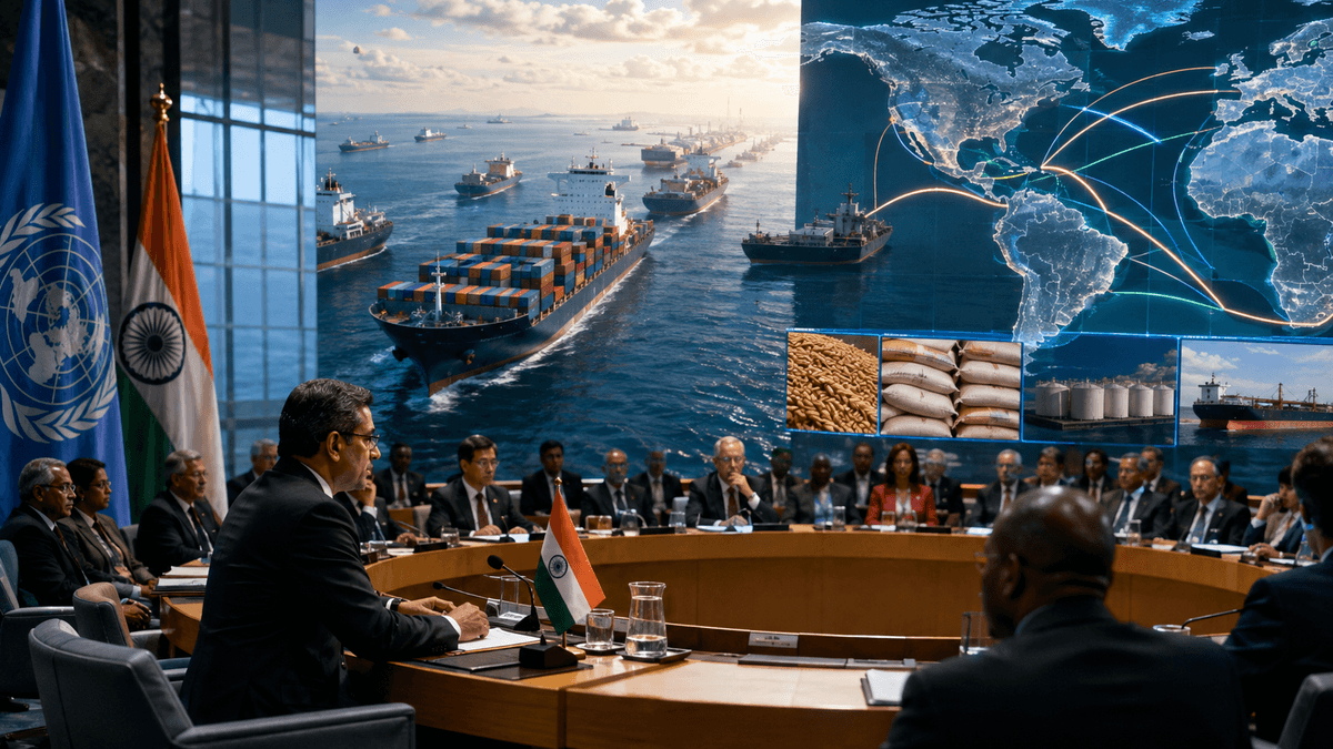 India Urges UNSC to Protect Critical Sea Lanes and Global Food Security India Urges UNSC to Protect Critical Sea Lanes and Global Food Security