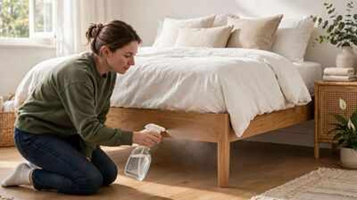 Using White Vinegar for Cleaning Under the Bed Using White Vinegar for Cleaning Under the Bed