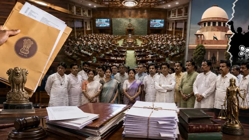 Lok Sabha Secretariat Issues Notices to 20 Rebel TMC MPs Over Disqualification Pleas Lok Sabha Secretariat Issues Notices to 20 Rebel TMC MPs Over Disqualification Pleas