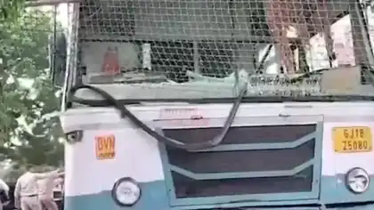 Bhavnagar ST Bus Accident: Mother and Daughter Killed as Bus Hits Footpath