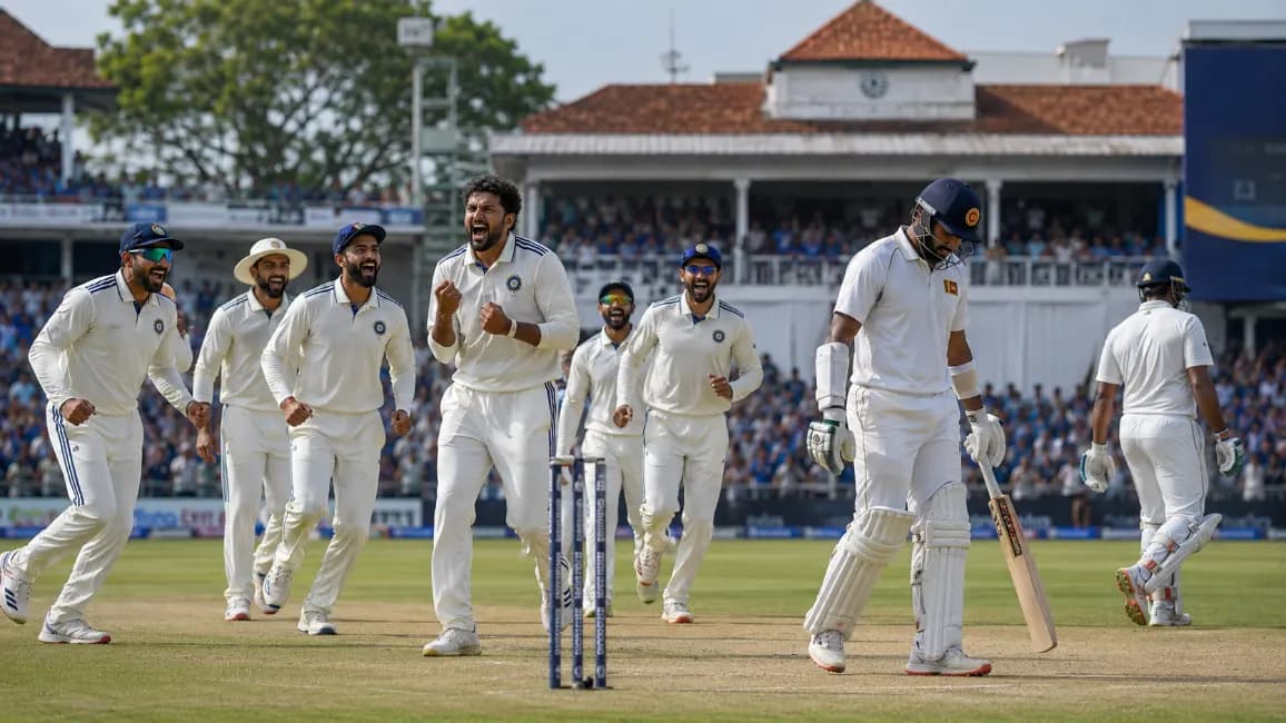 India Enforces Follow-On Against Sri Lanka as Hosts Fight Back in Colombo Test India Enforces Follow-On Against Sri Lanka as Hosts Fight Back in Colombo Test