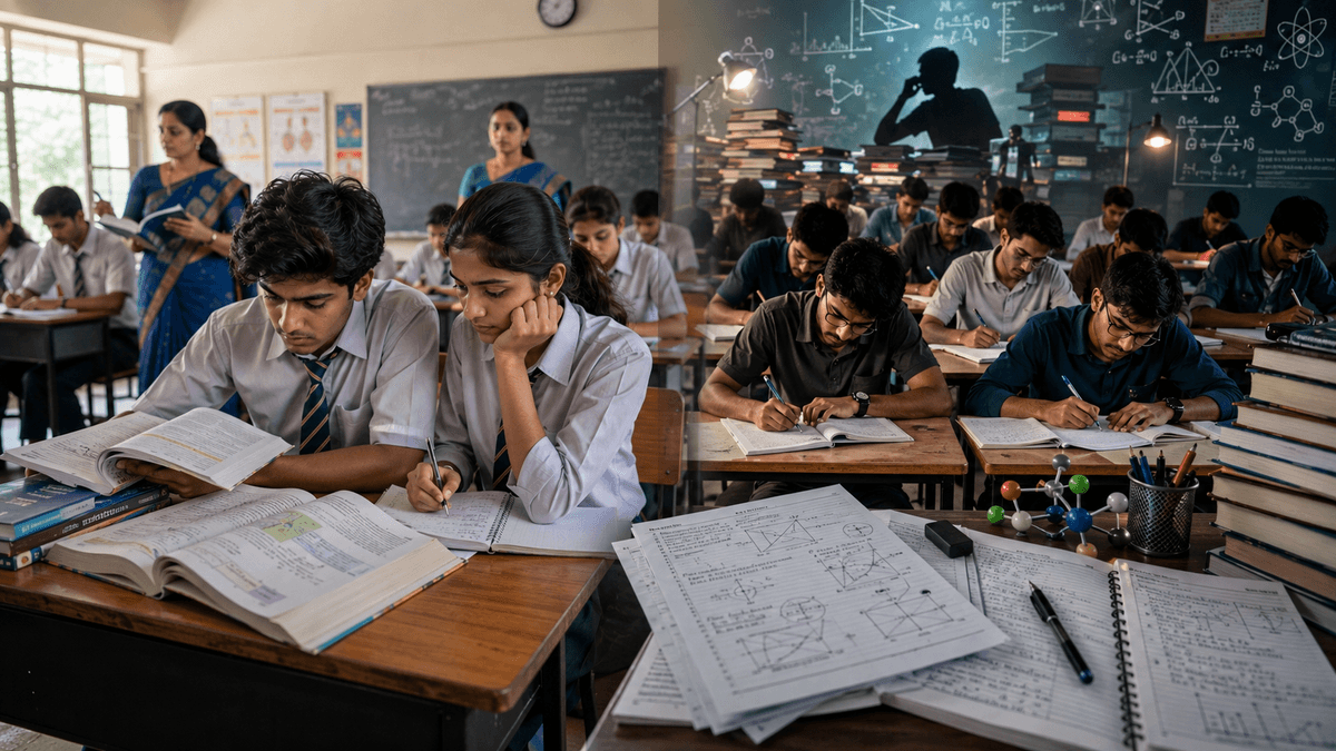 Government Panel Flags Major Gap Between School Curriculum and NEET-JEE Demands Government Panel Flags Major Gap Between School Curriculum and NEET-JEE Demands