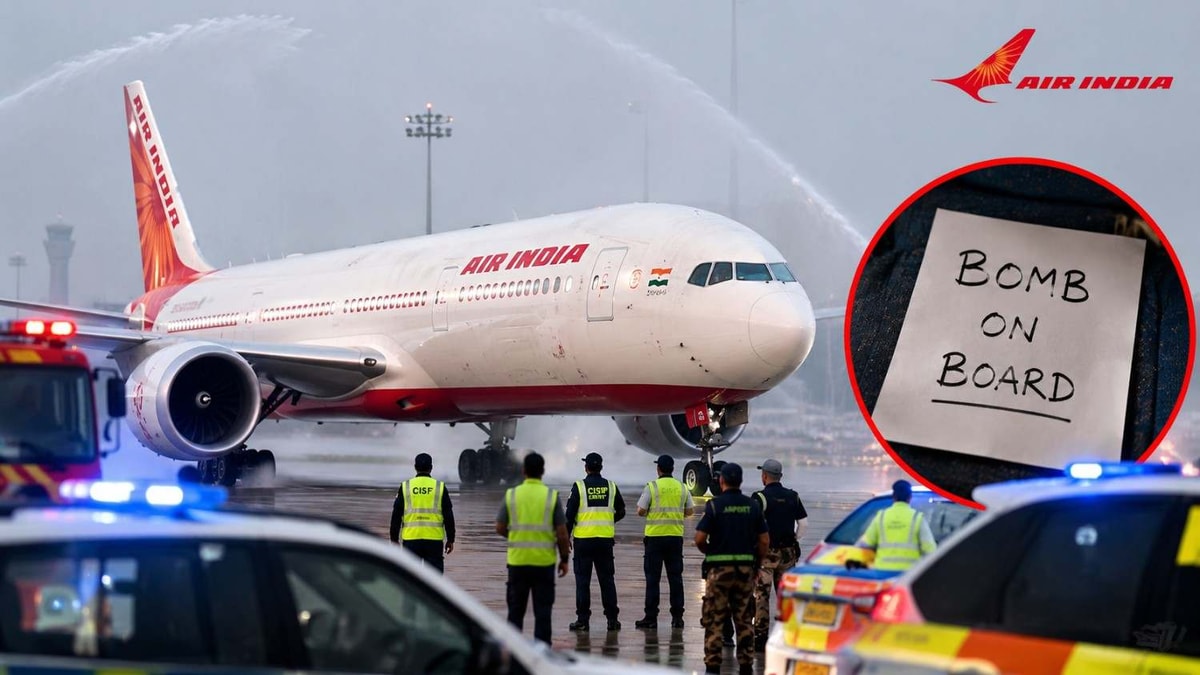 Air India Flight Makes Emergency Landing in Ahmedabad After Bomb Note Found Air India Flight Makes Emergency Landing in Ahmedabad After Bomb Note Found