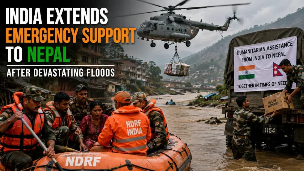 India Extends Emergency Support to Nepal After Devastating Floods India Extends Emergency Support to Nepal After Devastating Floods