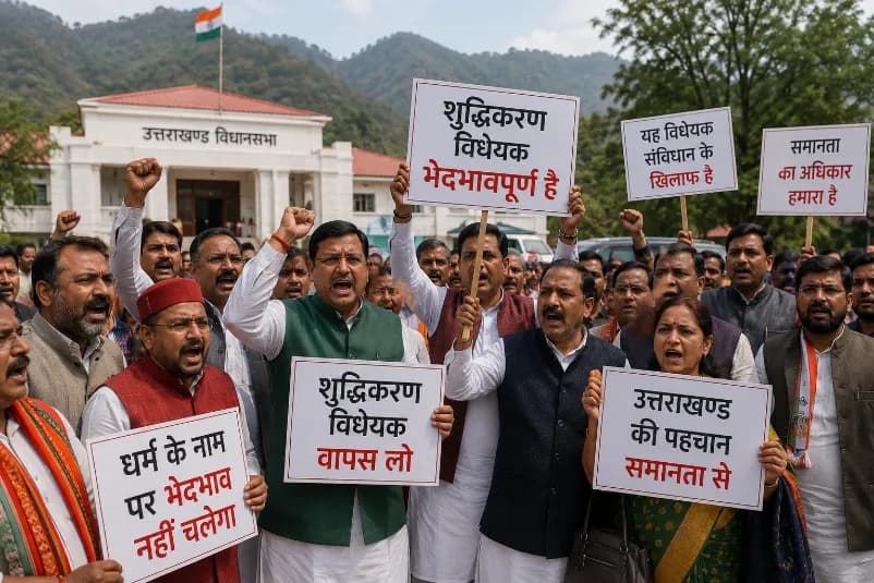 Political Controversy Over Purification Ritual in Uttarakhand Political Controversy Over Purification Ritual in Uttarakhand