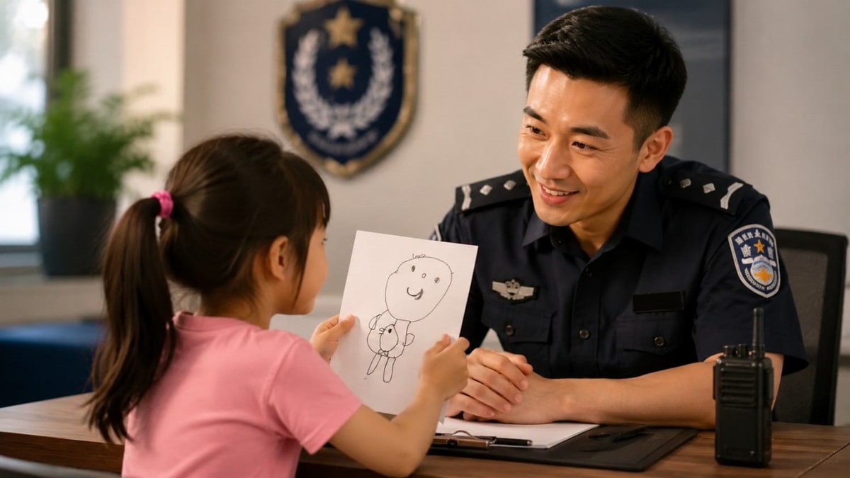 Chinese Girl’s Drawing Helps Police Find Her Parents Chinese Girl’s Drawing Helps Police Find Her Parents