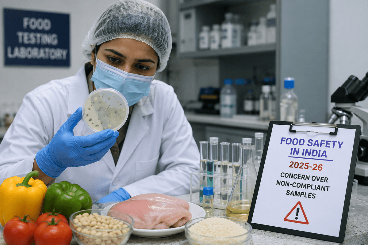 Food Safety in India: Concerns Over Non-Conforming Samples in 2025-26 Food Safety in India: Concerns Over Non-Conforming Samples in 2025-26