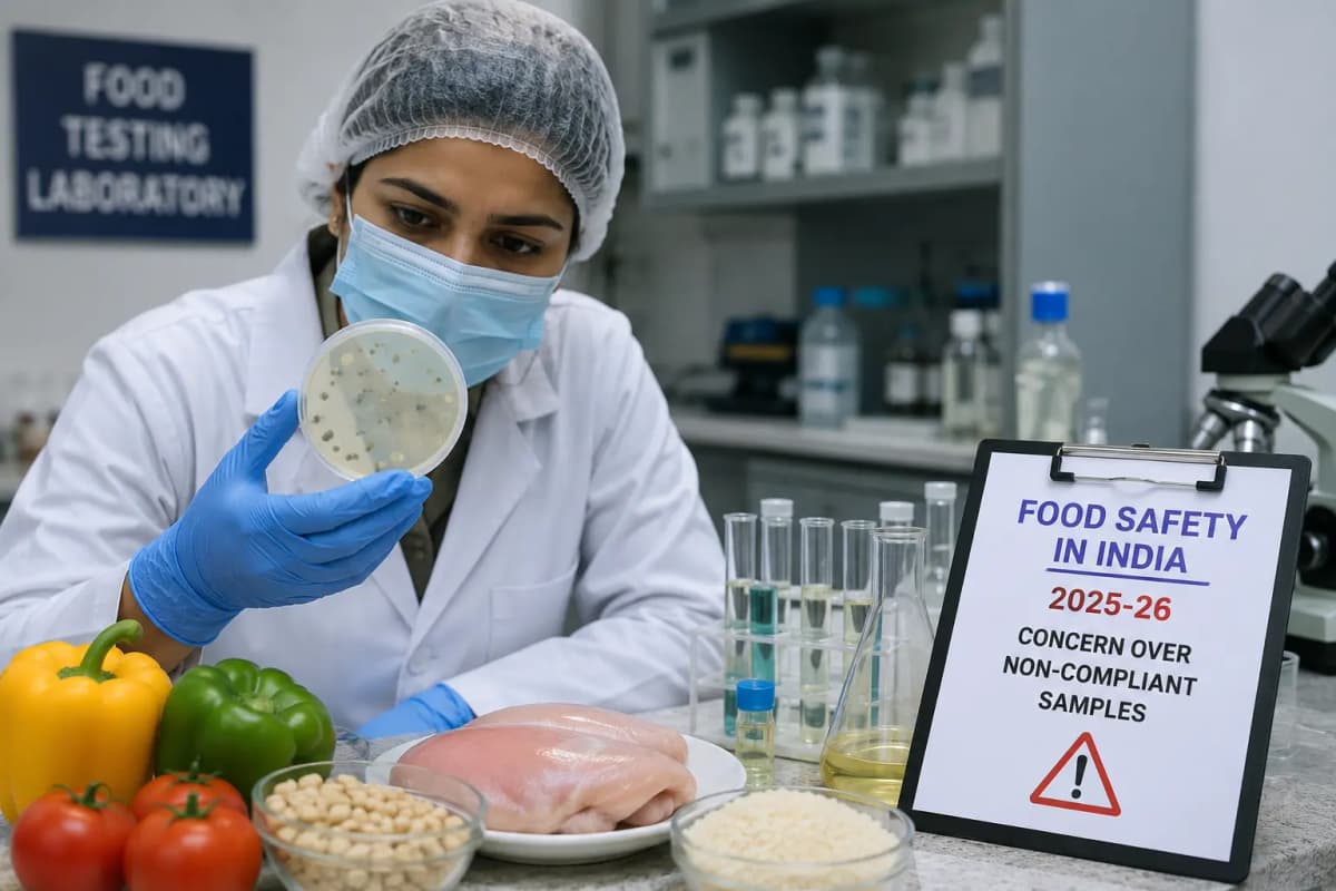 Food Safety in India: Concerns Over Non-Conforming Samples in 2025-26 Food Safety in India: Concerns Over Non-Conforming Samples in 2025-26