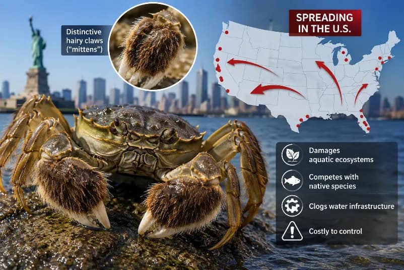 The Spread of Chinese Mitten Crab in America and Its Challenges The Spread of Chinese Mitten Crab in America and Its Challenges