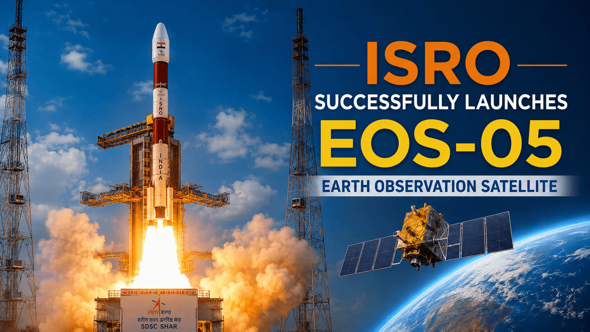 ISRO Successfully Launches EOS-05 Earth Observation Satellite ISRO Successfully Launches EOS-05 Earth Observation Satellite