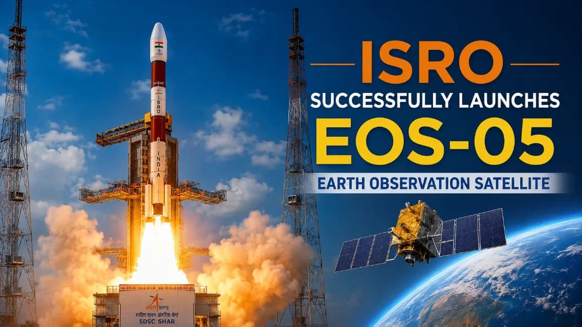ISRO Successfully Launches EOS-05 Earth Observation Satellite ISRO Successfully Launches EOS-05 Earth Observation Satellite