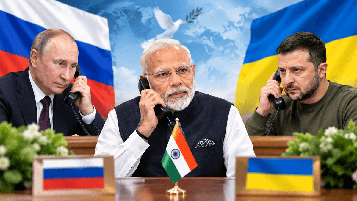 India Maintains Active Contact With Russia and Ukraine to Support Peace Efforts India Maintains Active Contact With Russia and Ukraine to Support Peace Efforts