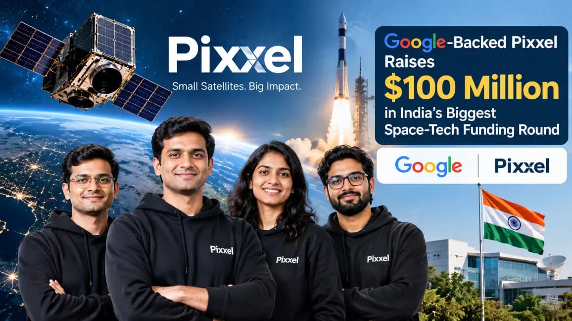 Google-Backed Pixxel Raises $100 Million in India’s Biggest Space-Tech Funding Round Google-Backed Pixxel Raises $100 Million in India’s Biggest Space-Tech Funding Round