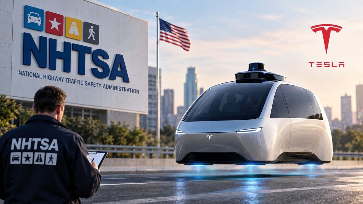 NHTSA Opens Probe Into Tesla Wheelless Robotaxi NHTSA Opens Probe Into Tesla Wheelless Robotaxi