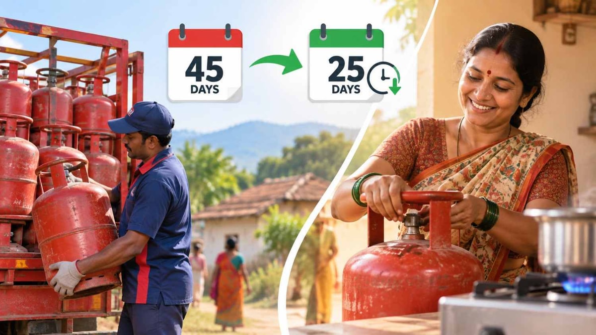 Rural LPG Refill Booking Gap Cut From 45 to 25 Days Rural LPG Refill Booking Gap Cut From 45 to 25 Days