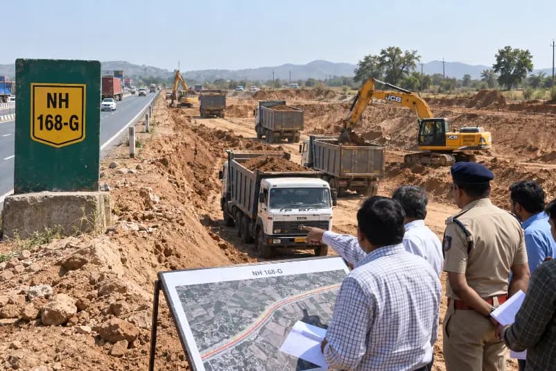 Allegations of Illegal Soil Extraction in National Highway 168-G Construction in Sabarkantha Allegations of Illegal Soil Extraction in National Highway 168-G Construction in Sabarkantha
