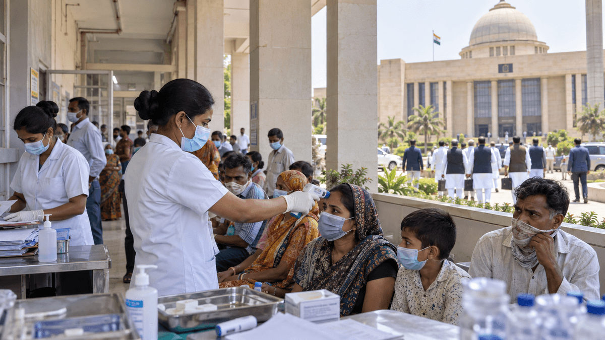 Increase in Fever Cases in Gujarat, Assembly Session Begins Increase in Fever Cases in Gujarat, Assembly Session Begins