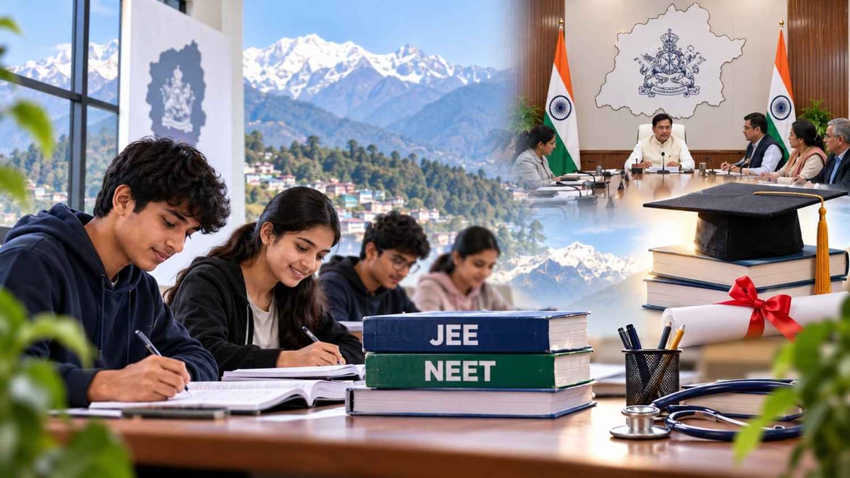Sikkim Launches Free JEE NEET Coaching for Poor Students Sikkim Launches Free JEE NEET Coaching for Poor Students