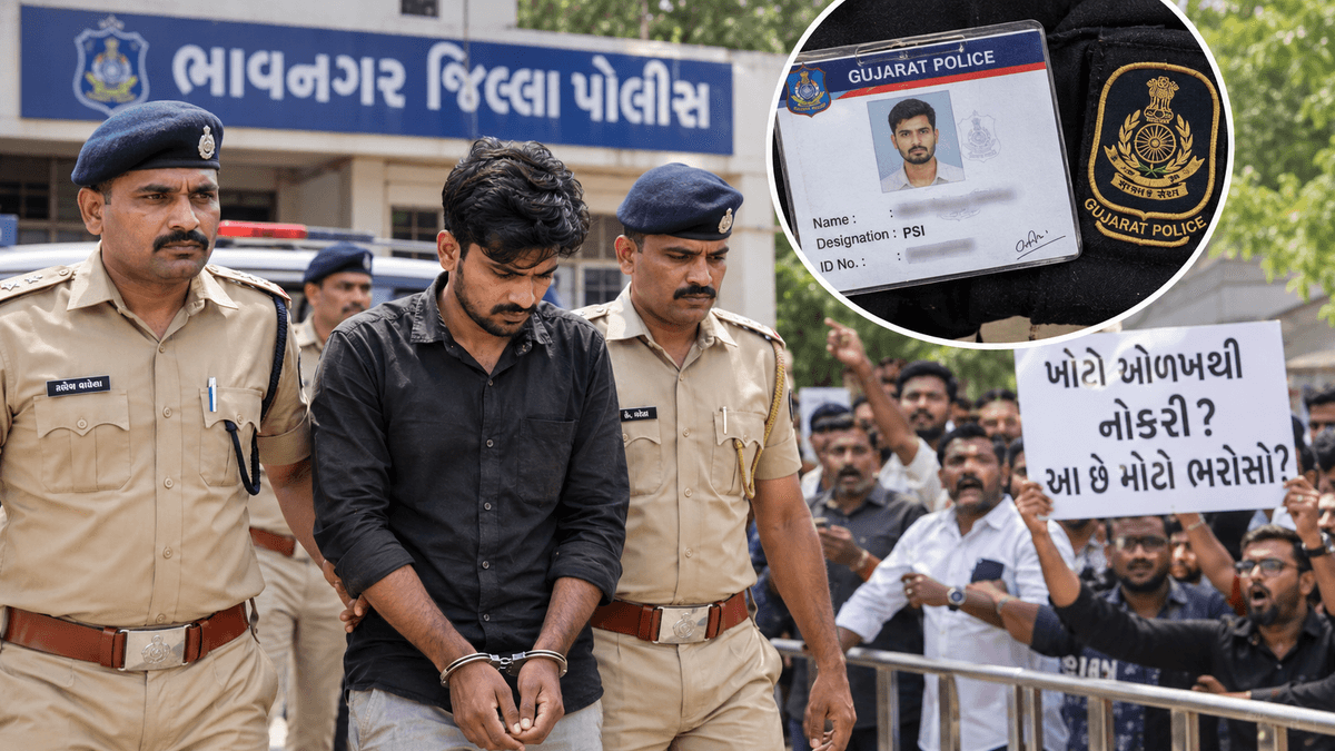 Fake PSI Arrested in Bhavnagar Causing Public Outcry Fake PSI Arrested in Bhavnagar Causing Public Outcry
