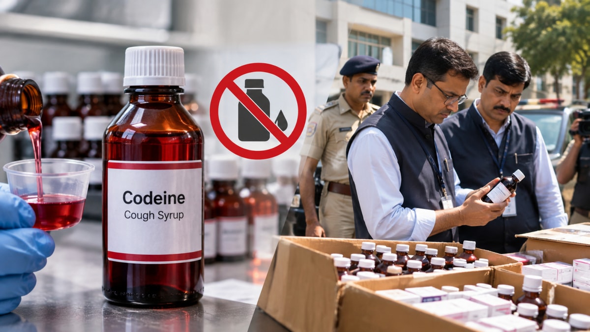Food Department Takes Urgent Action Against Codeine Syrup in Gandhinagar Food Department Takes Urgent Action Against Codeine Syrup in Gandhinagar