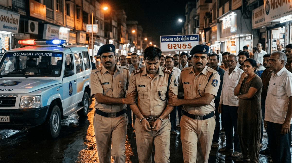 Arrest of Fake PSI in Bhavnagar Raises Concerns Among Public Arrest of Fake PSI in Bhavnagar Raises Concerns Among Public