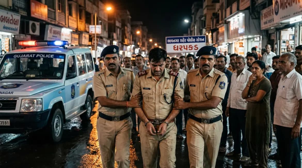 Arrest of Fake PSI in Bhavnagar Raises Concerns Among Public Arrest of Fake PSI in Bhavnagar Raises Concerns Among Public