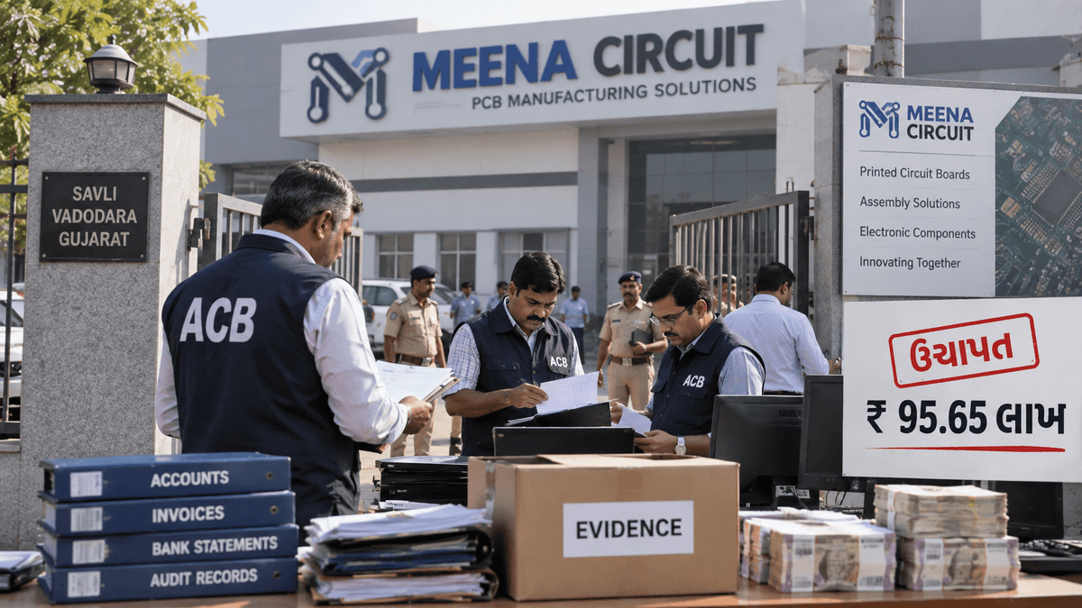 Vadodara: ₹95.65 Lakh Embezzlement in Savli's Meena Circuit Company Vadodara: ₹95.65 Lakh Embezzlement in Savli's Meena Circuit Company