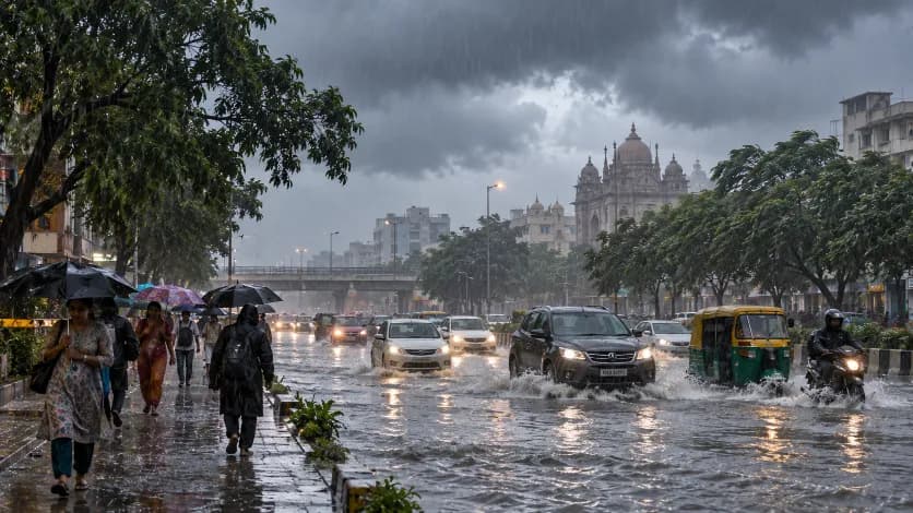 Heavy Rainfall Forecast in Gujarat from September 12 to 15